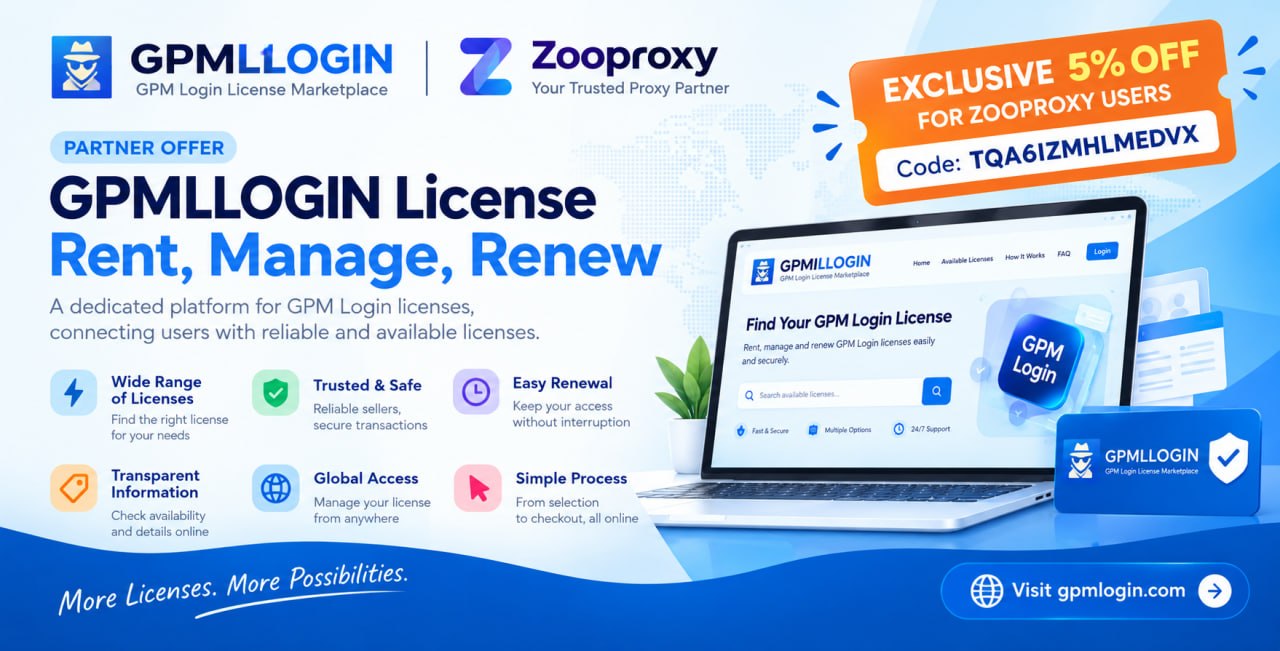 GPMLLogin.com: Dedicated GPM Login License Rental Platform